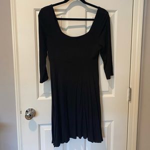 Black Cocktail 3/4 Sleeve Dress